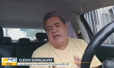 MGTV 1° e 2° edição - Em matéria sobre problema no trevo de Caeté, o MOVIMENTO PRÓ-VIDAS DA BR-381 foi ouvido 