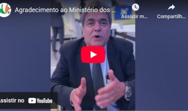 O Coordenador do Movimento Pró-Vidas da BR-381 faz agradecimento a equipe da ANTT